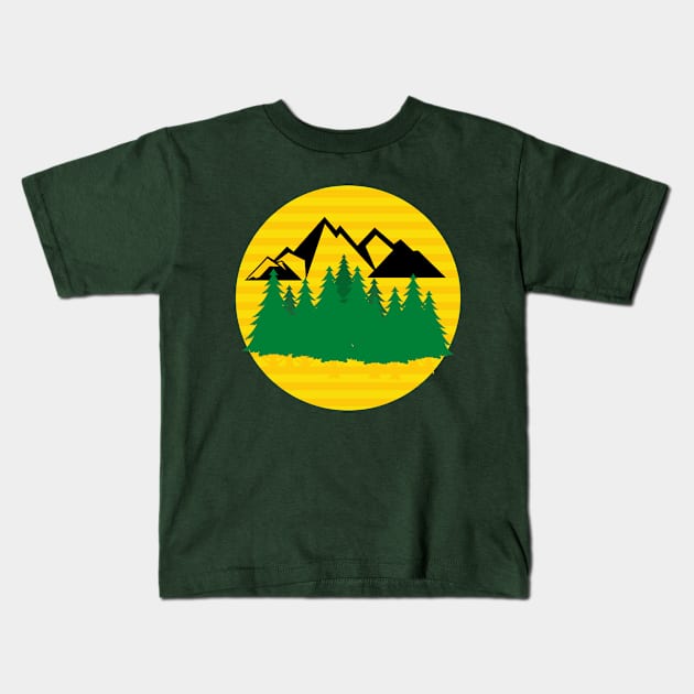 Colorful tree t-shirt, Christmas Tree t-shirt. Kids T-Shirt by DakhaShop